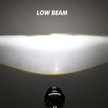 2.5″ 80 W 6 000 K Bi-LED lentille projecteur phare installation sans modification destructive lentille projecteur pour