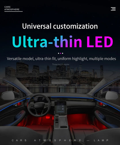 Kit LED d’ambiance universel 18 en 1 – bandes acryliques RGB – photo 3