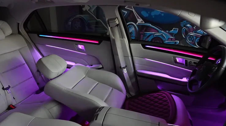 Éclairage d’ambiance intérieur Mercedes Classe E W212 – photo 6