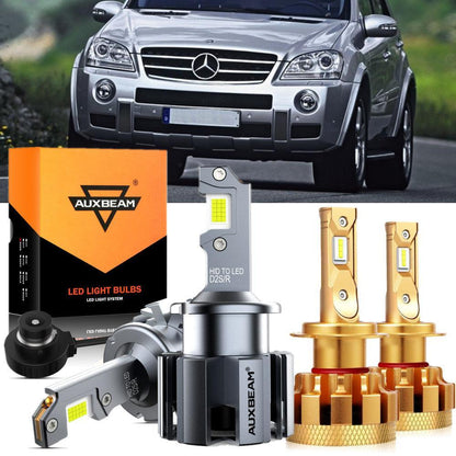 Kit d’ampoules LED feux de route/croisement pour Mercedes-Benz ML63 AMG avec phares HID 2007 – NOVADOMIO