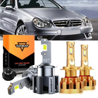 Kit d’ampoules LED feux de route/croisement pour Mercedes-Benz CLK550 avec phares HID 2007–2009 – NOVADOMIO
