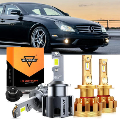 Kit d’ampoules LED feux de route/croisement pour Mercedes-Benz CLS55 AMG avec phares HID 2006 – NOVADOMIO