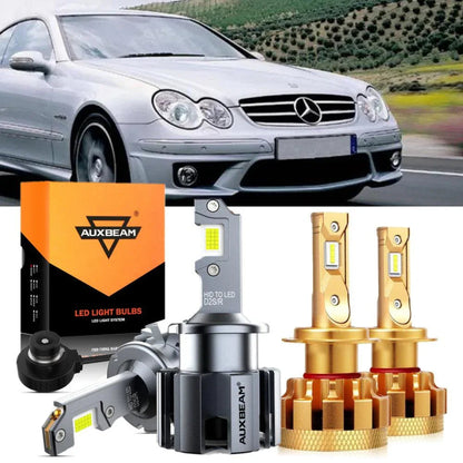 Kit d’ampoules LED feux de route/croisement pour Mercedes-Benz CLK63 AMG avec phares HID 2007–2009 – NOVADOMIO