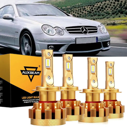 Kit d’ampoules LED feux de route/croisement F-16 Plus série CAN-bus intégré pour Mercedes-Benz CLK63 AMG avec phares