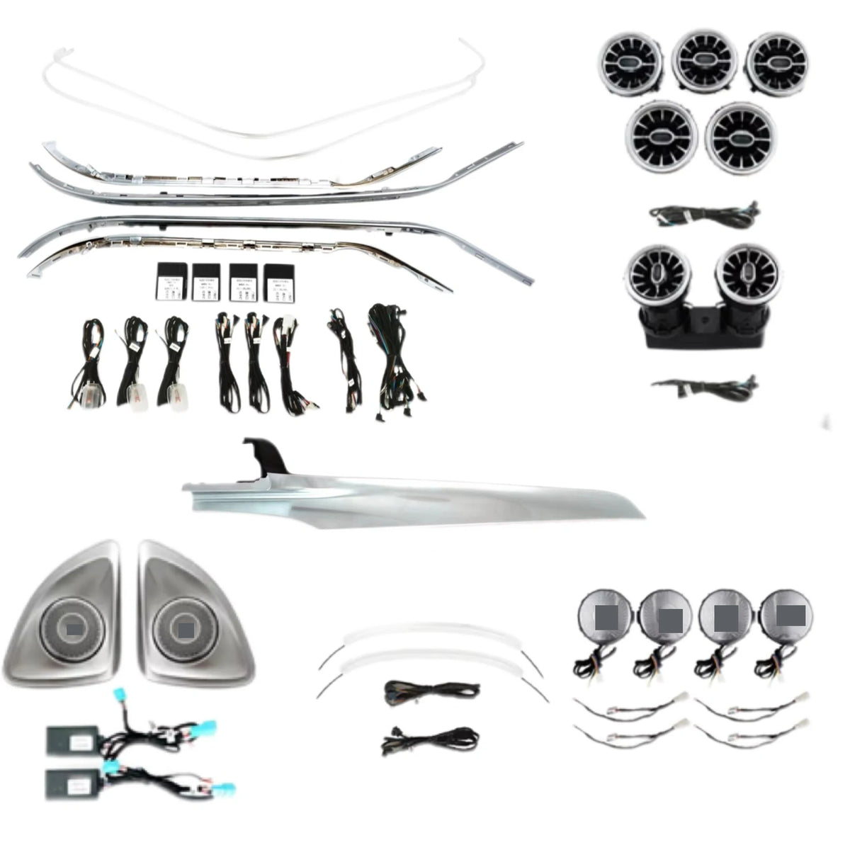Kit LED d’ambiance Mercedes W205 X253 2015–2021 – RGB 64 couleurs – photo 4