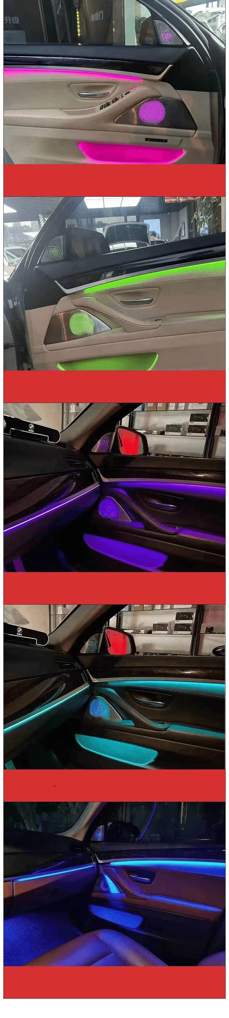 Caches haut-parleurs lumineux BMW Série 5 F10 F11 – photo 2