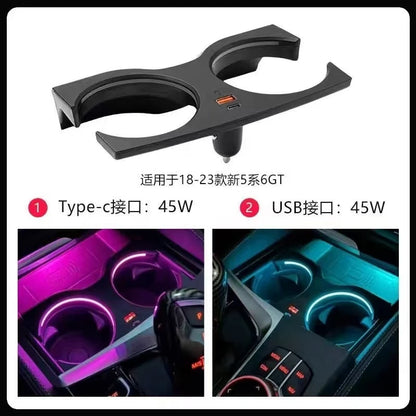 Éclairage de console et porte-gobelet BMW Série 5 G30 – photo 6