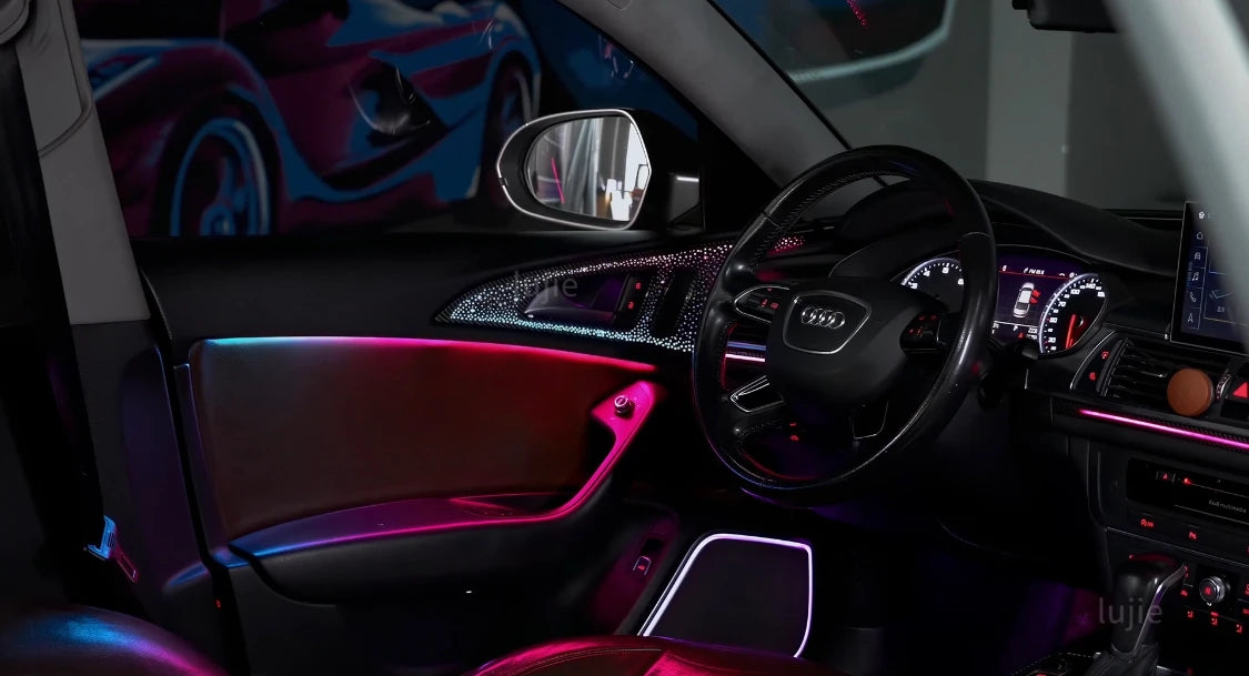 Caches lumineux d’habitacle Audi A6 C7 2012–2018 – photo 3