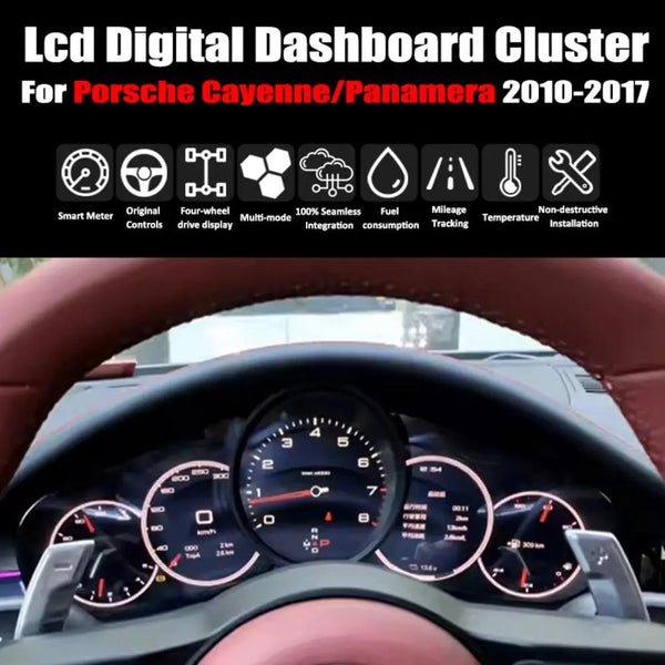Virtual Cockpit Porsche Cayenne / Panamera 2010-2017 - tableau de bord numérique LCD