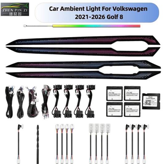 Kit LED d’ambiance Volkswagen Golf 8 2019–2025 – Symphony – photo 1