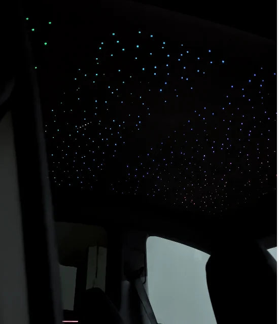 Pare-soleil ciel étoilé Tesla Model Y 2025–2026 – fibre optique – photo 5