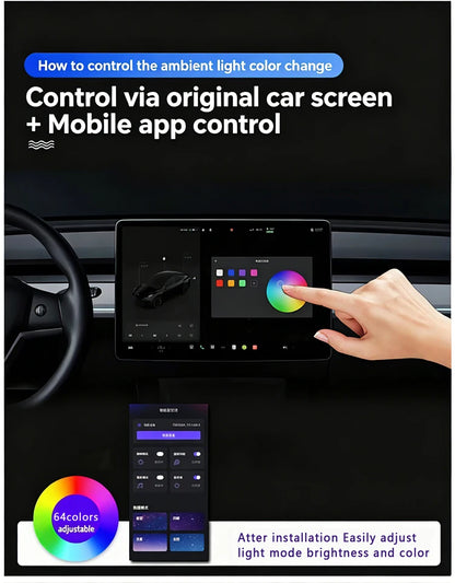 Pare-soleil ciel étoilé Tesla Model Y 2025–2026 – fibre optique – photo 6