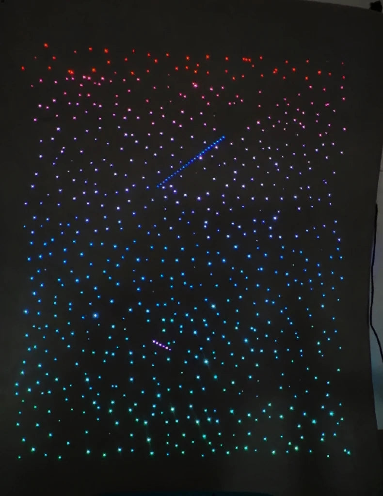 Pare-soleil ciel étoilé Tesla Model Y 2025–2026 – fibre optique – photo 2