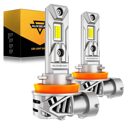 1: 1 Size Plug & Play Q26 série 20 000 lm 70 W Ampoules de phare LED 6 500 K blanc froid – NOVADOMIO