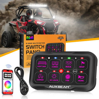 AR-800 Multifunction RGB panneau de commande avec commande Bluetooth & 47″ câble d’extension (Optional) pour Polaris RZR XP