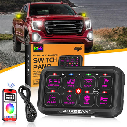 AR-800 Multifunction RGB panneau de commande avec commande Bluetooth pour 2021 GMC Sierra 1500 2500 3500 GMC Sierra AT4 – vue