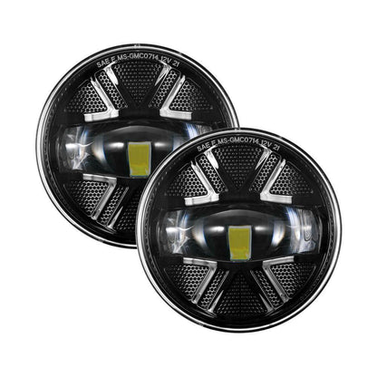 Lot de 2 48 W LED antibrouillards homologation DOT pour 2007–2013 GMC Sierra 1500 / 2007–2014 Sierra 2500HD 3500HD (noir)