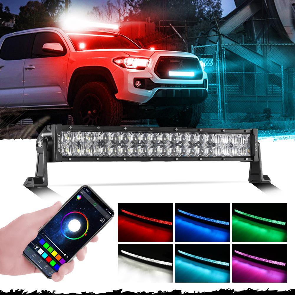 V-PRO série 22Inch/32 Inch/42 Inch/52Inch RGBW Color Changing Off Road Barres LED – vue 14