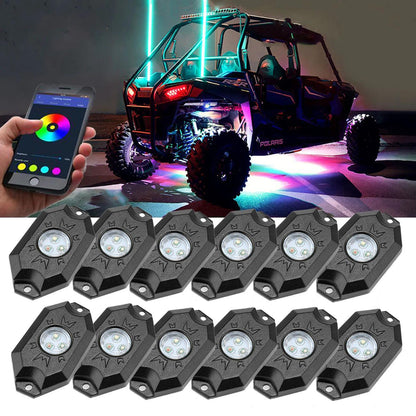 RGB éclairage LED de soubassement kit avec Bluetooth contrôleur pour ATV UTV – vue 18 – NOVADOMIO