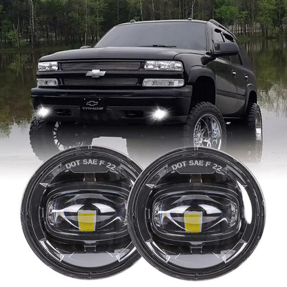 Lot de 2 LED antibrouillards ensemble pour 2001–2006 Chevrolet Suburban 1500 Z71, 2001–2006 Chevrolet Tahoe Z71 – NOVADOMIO