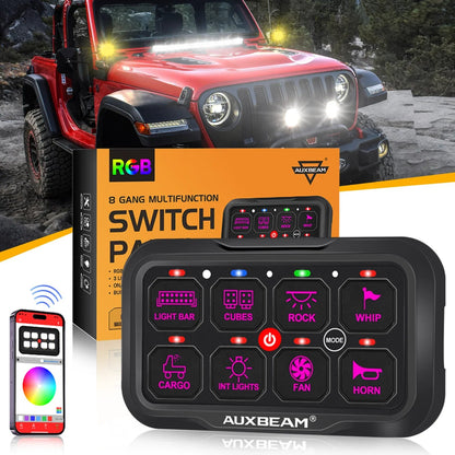 AR-800 Multifunction RGB panneau de commande avec commande Bluetooth & 47″ câble d’extension (Optional) pour Jeep – NOVADOMIO
