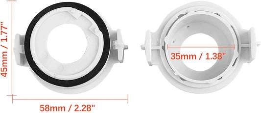 Lot de 2 KP-126 H7 Ampoules LED supports de base pour BMW E46 318i E65 E90 – vue 2 – NOVADOMIO