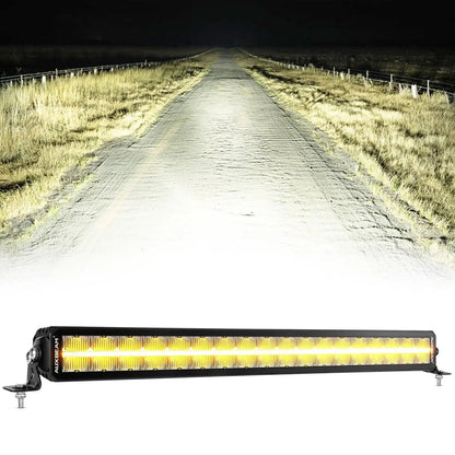 SP-DRL série 12″/22″/32″/42″ tout-terrain Double Row Barres LED avec orange&blanc DRL – NOVADOMIO