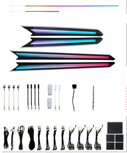 Kit éclairage LED d’ambiance intérieur pour Volkswagen Tiguan (2022-2024) – vue 3 – NOVADOMIO