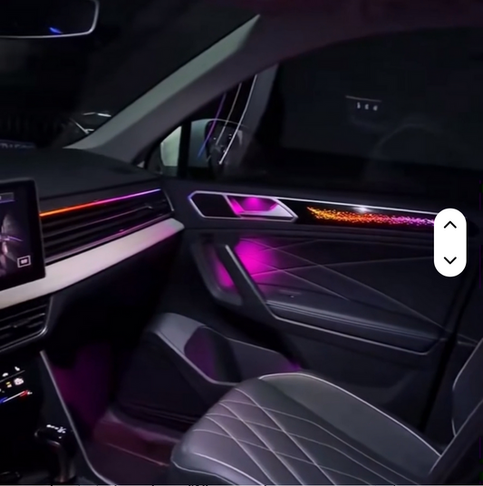 Kit éclairage LED d’ambiance intérieur pour Volkswagen Tiguan (2022-2024) – vue 2 – NOVADOMIO