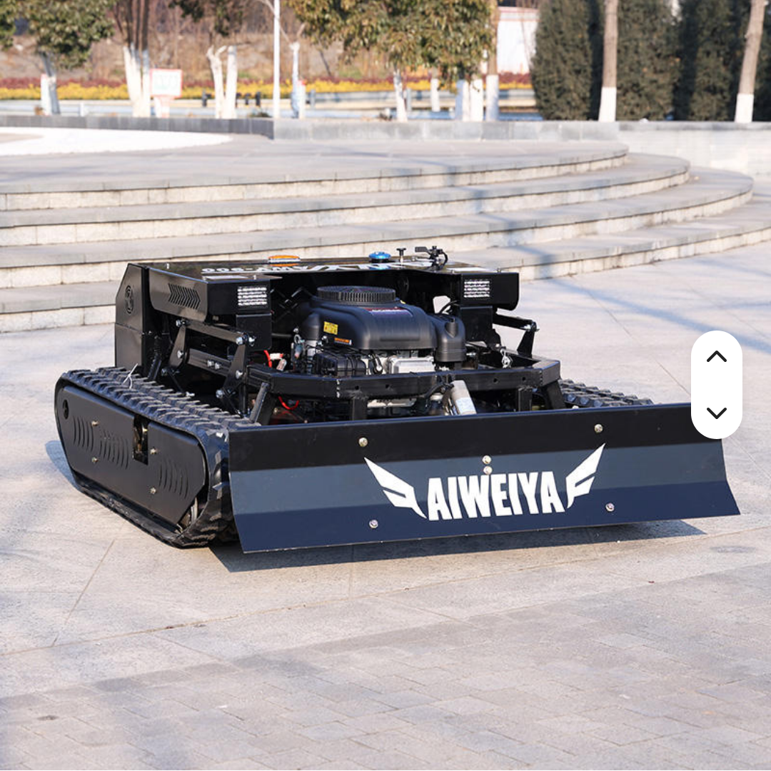 Tondeuse télécommandée sur chenilles renforcées AWY-900 – coupe 900 mm – vue 2