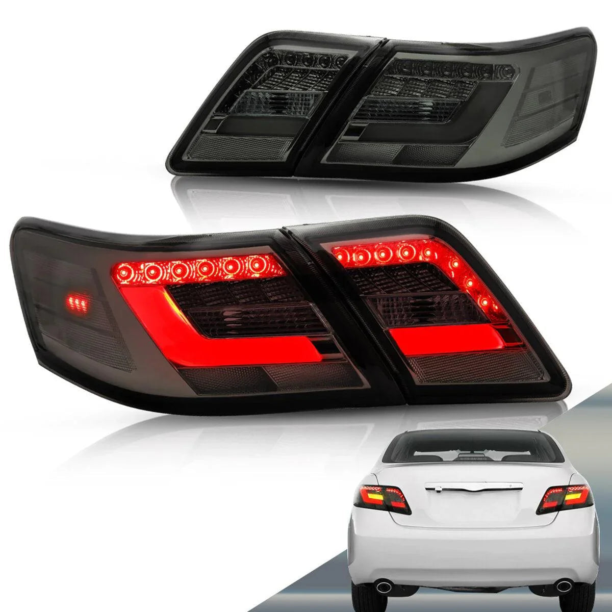 LED bloc de feux arrière avec orange clignotant pour 2006-2011 Toyota Camry XV40 Regular Models – vue 8