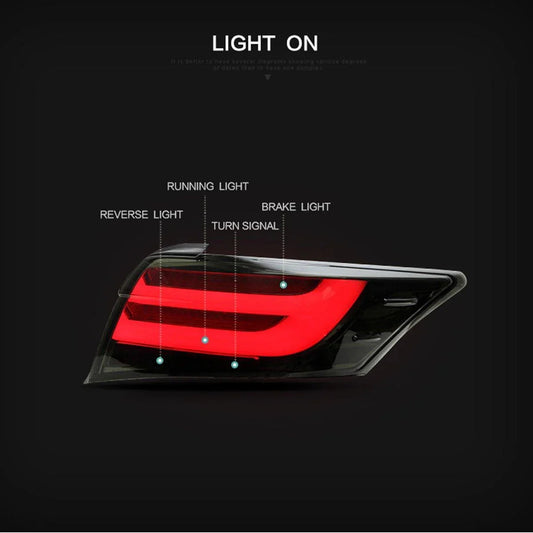 LED feux arrière avec orange clignotant pour 2013–2022 Toyota Vios 3th Gen (XP150 NCP150) – vue 2 – NOVADOMIO