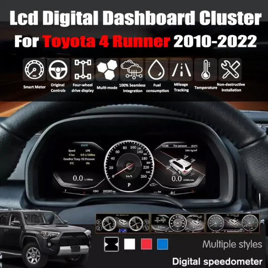Virtual Cockpit Toyota 4Runner 2010-2022 LCD 12,3″ – NOVADOMIO