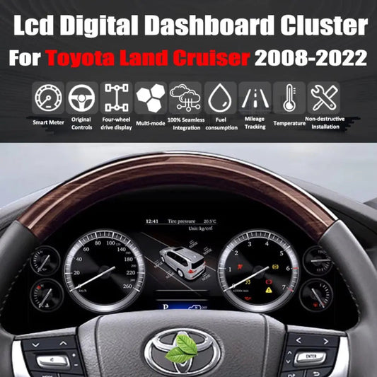 Virtual Cockpit Toyota Land Cruiser 2008-2022 LCD 12,3″ – NOVADOMIO