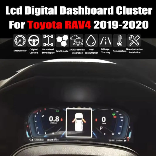 Virtual Cockpit Toyota RAV4 2019-2020 LCD 12,3″ – NOVADOMIO