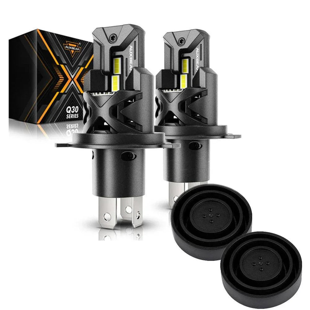 H4/9003 Ampoules de phare LED Q30 série Brightest Wireless 110W 24000LM 6500K blanc froid – 2 ampoules – vue 9