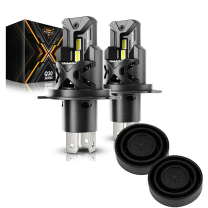 H4/9003 Ampoules de phare LED Q30 série Brightest Wireless 110W 24000LM 6500K blanc froid – 2 ampoules – vue 9 – NOVADOMIO