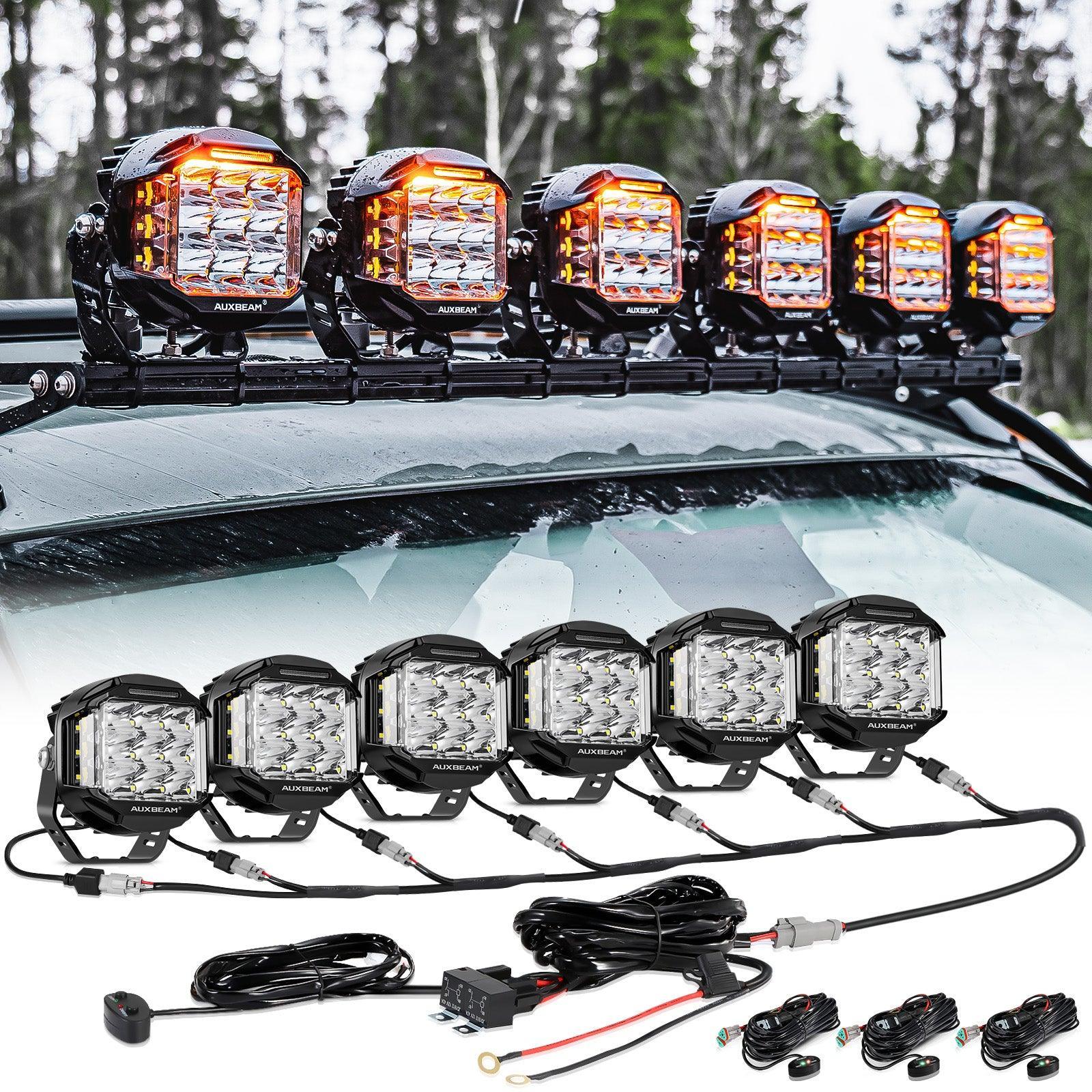 V-MAX série faisceau combiné Side Shooter Projecteurs LED compacts avec orange DRL – vue 17
