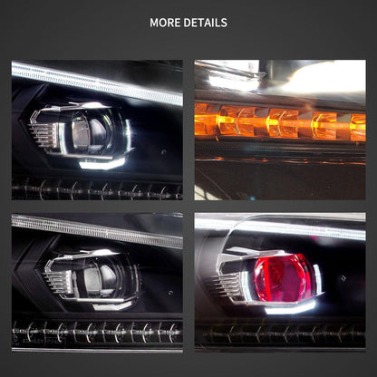 LED bloc optique avant Projector noir pour 2008–2012 Honda Accord 8th Gen Inspire US Type – vue 5 – NOVADOMIO