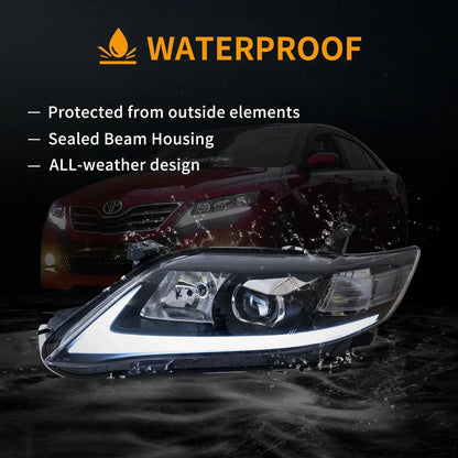 LED bloc optique avant Projector pour 2010–2011 Toyota Camry 6th Gen XV40 Facelift Regular modèles Sedan – vue 8 – NOVADOMIO