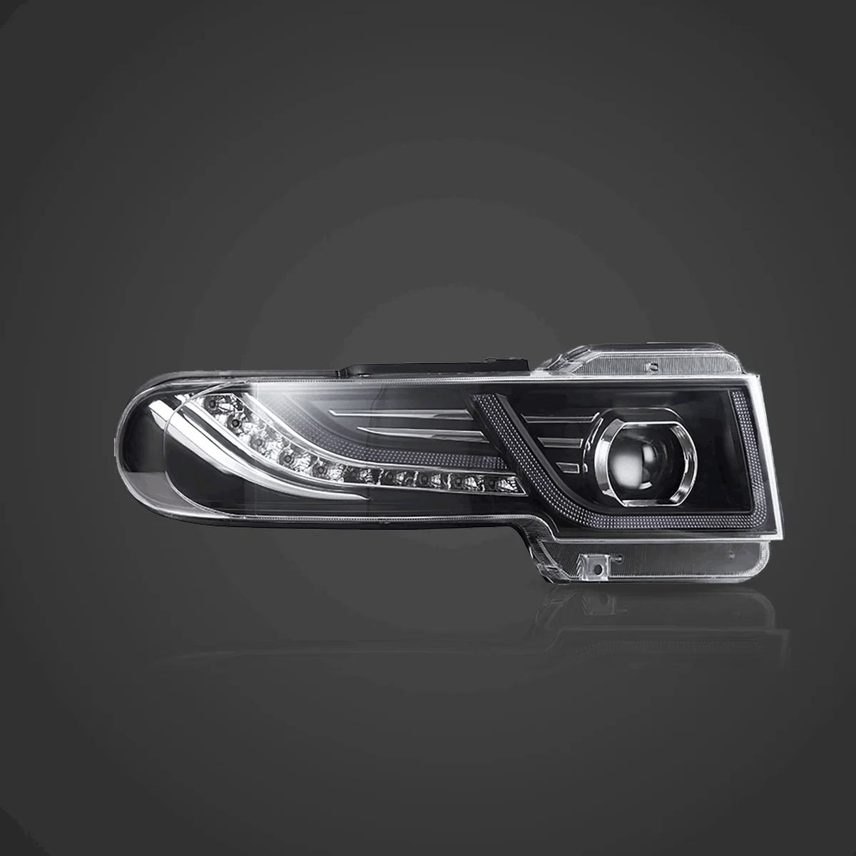LED bloc optique avant Dual Beam Projector avec Grille pour 2007-2015 Toyota FJ Cruiser XJ10 – vue 2