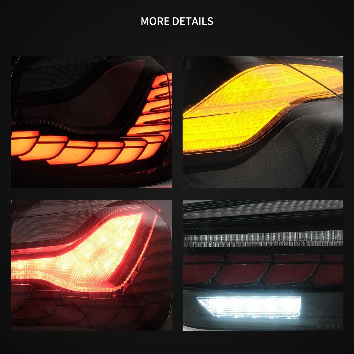 LED bloc de feux arrière avec Dynamic Welcome Light (GTS Style) pour 2012-2019 BMW 3 série 6th Gen (F30 F35 F80） – vue 5