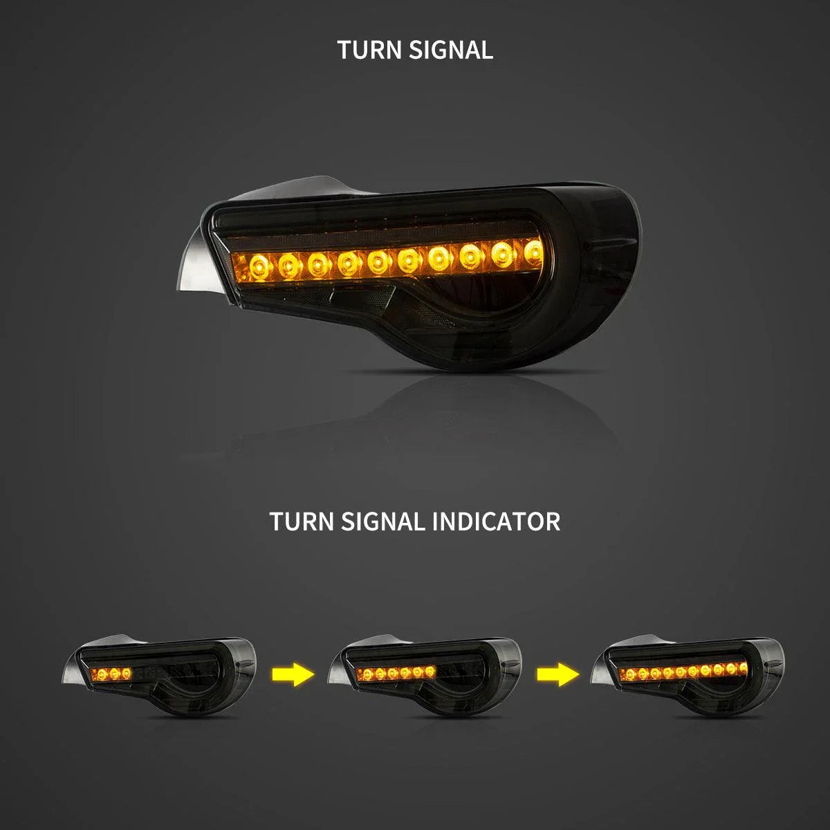 LED bloc de feux arrière avec Sequential Indicators clignotant pour 2012-2020 Toyota 86 GT86 2013-2020 Subaru BRZ 2013-2020…