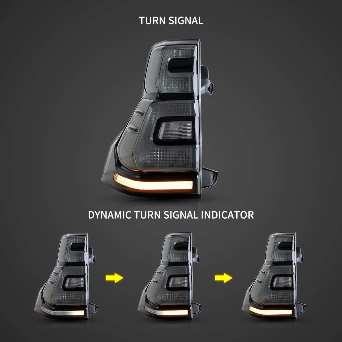 LED bloc de feux arrière avec Sequential clignotant rouge pour 2010-2016 Toyota Land Cruiser Prado 4th Gen – vue 12
