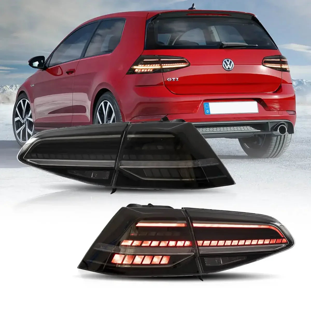 LED bloc de feux arrière avec Sequential clignotant pour 2013-2021 Volkswagen Golf MK7 MK7.5 Hatchback – vue 14
