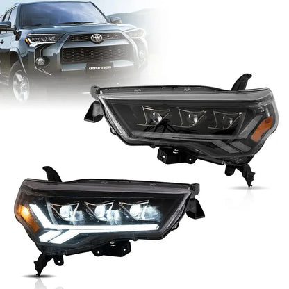 LED bloc optique avant Matrix Projector noir pour 2014–2022 Toyota 4Runner 5th Gen (N280) – vue 2 – NOVADOMIO