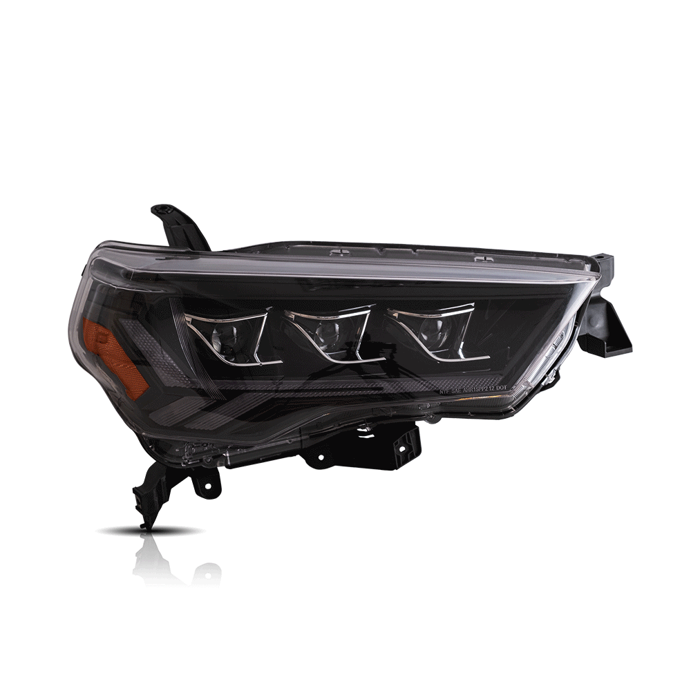 LED bloc optique avant Matrix Projector noir pour 2014-2022 Toyota 4Runner 5th Gen (N280) – vue 3