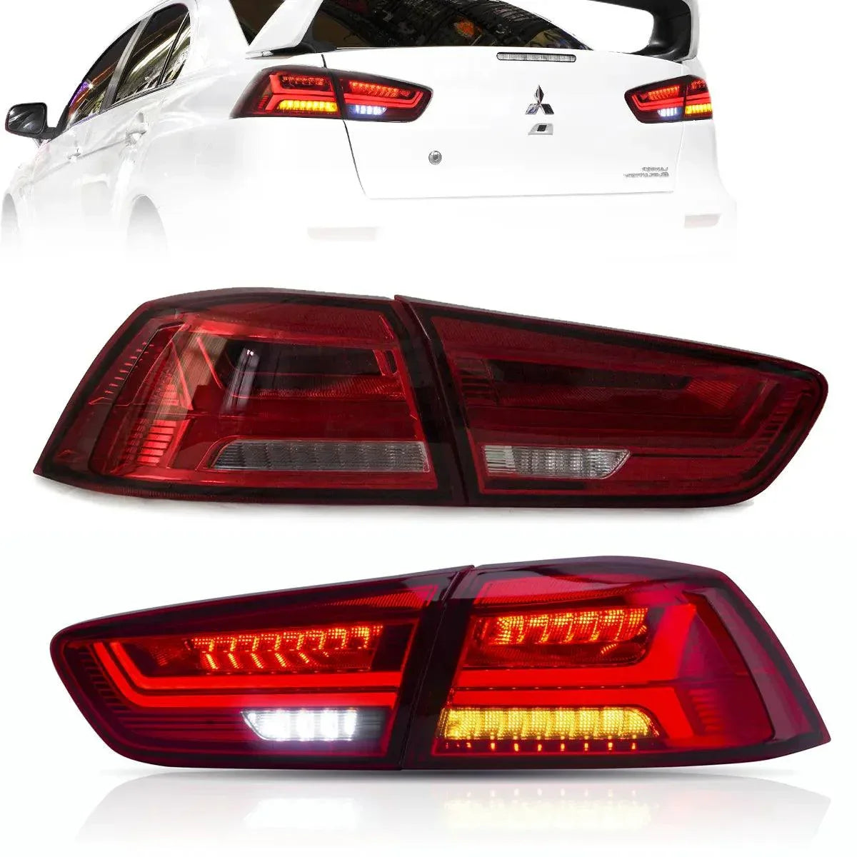 LED bloc de feux arrière avec Sequential clignotant pour 2008-2017 Mitsubishi Lancer & EVO X – vue 19