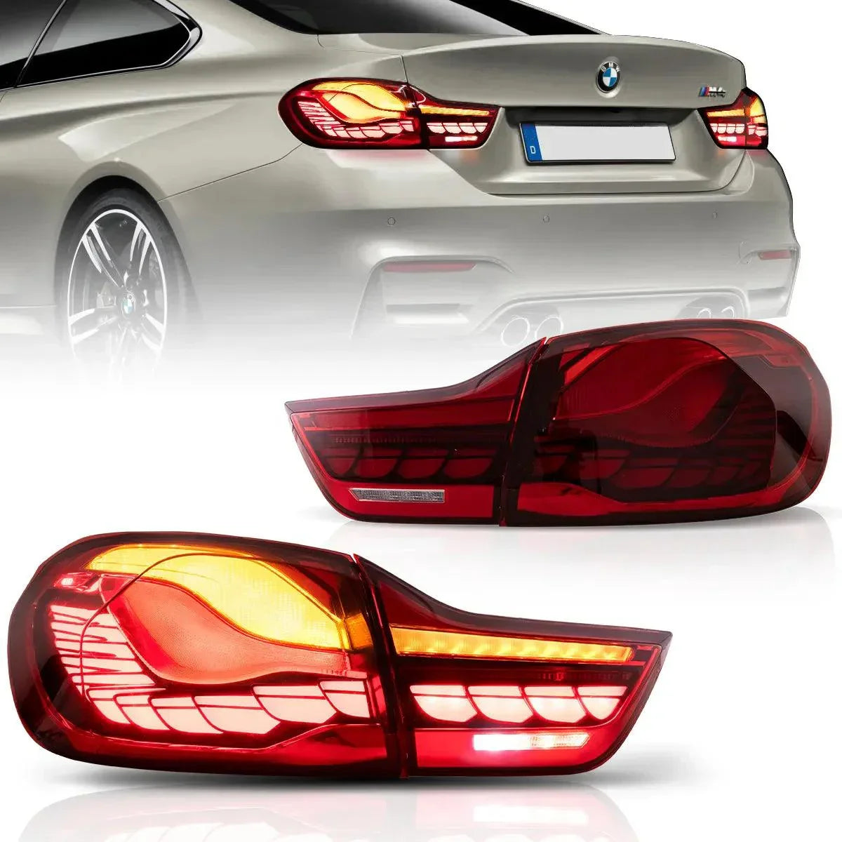 LED bloc de feux arrière avec GTS Style pour 2014-2020 BMW 4 série/M4 – vue 12