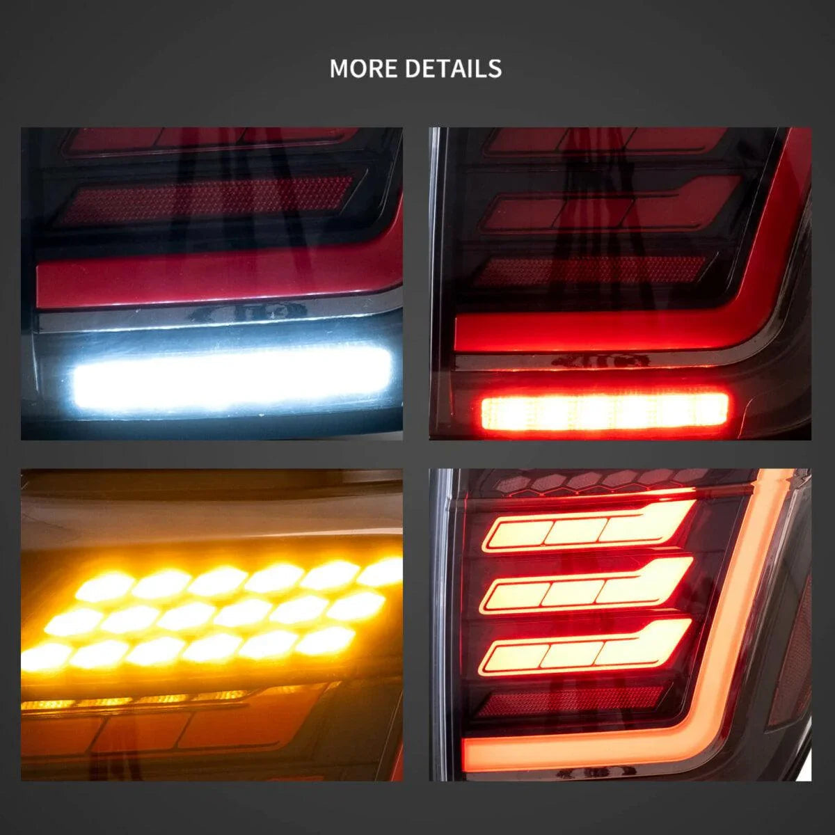LED bloc de feux arrière avec Dynamic Welcome Lighting pour 2010-2023 Toyota 4Runner 5th Gen (N280) – vue 4